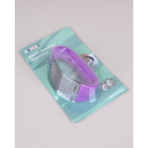 New Trend 2021 Homekolik Stainless Steel Garlic Masher Purple Grater Practical Garlic Ezeceği Grater Ralador терка
