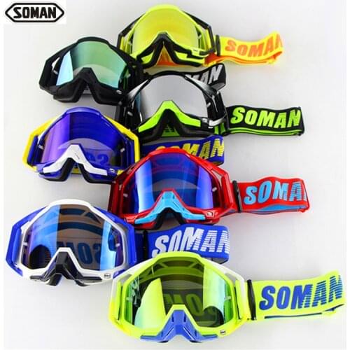 SM11 Motocross Motorcycle Goggles UV CUT ATV Gafas Off Road Dirt Bike Lunettes DustProof Racing Glasses Anti Wind Brillen Glass
