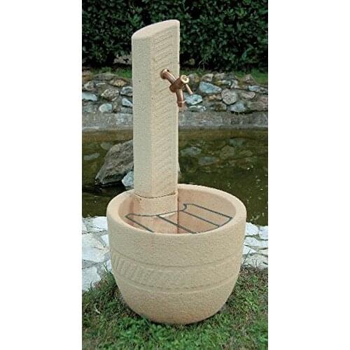 Drinking fountains garden LOS ANGELES DIAM.CM54X112H tuff with faucet 540 RU2009 grid drain 540 RU751 540ZJGRIGLIAI