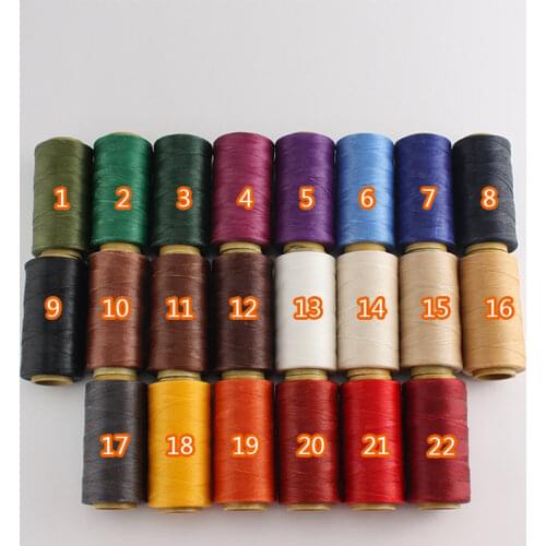 Flat Waxed Thread150D 240M Wax String Cord Sewing Craft Tool for DIY Handicraft Leather Products Waxed Thread Cord