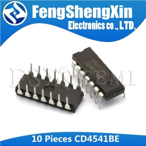 10pcs/lot CD4541BE DIP-14 CD4541 Programmable timer IC