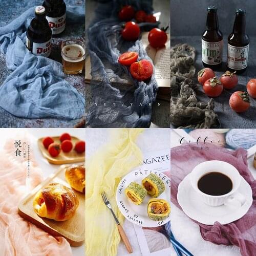 INS Photography Props Soft Gauze For Food Beer Cosmetics Shooting Background Decoration Desktop Backdrops Accessories Fotografia