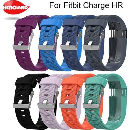 Replacement Wrist Band Watch Strap for Fitbit Charge HR Watchbands Wireless Activity Tracker Metal Buckle WristBand Hot Selling