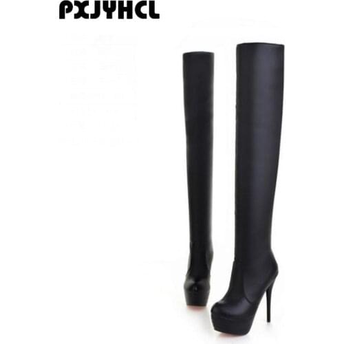 Chinese Size Halloween Party Costume Nier Automata Yorha Boot Cosplay Shoe Women Anime Role Play 2B 9S PU High Heels Shoe Girls