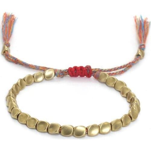 ZV Fashion Handmade Metal Adjustable Beaded Bracelet Woman Tassel Paired Rope For Lovers Gift Mountain Oath Love Relationship