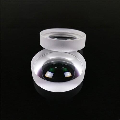12.7mm Mini K9 Optical Glass Focal Length 15mm 30mm Optics LED Plano Concave Glass Lens 2PCS