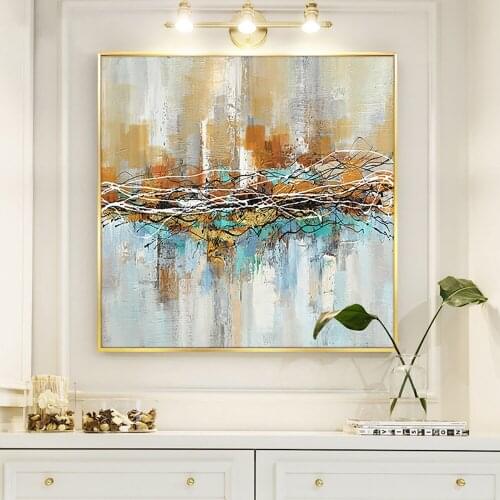 Abstract Canvas Art 100% Hand Painted Canvas Oil Painting Wall Art Home Living Room Decoration Modern New Wall Landscape Picture
