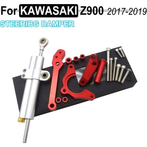 Motorcycle Accessories Damper Steering Stabilize Safety Control Bracket Mount kit For KAWASAKI Z900 Z 900 2017 2018 2019