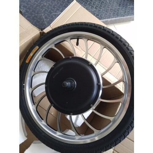 BLDC 48v 1000w Front Drive Rear Drive Scooter Hub Motor Wheel 20" For Bike For Electric Rickshaw With Inflatable Tyre