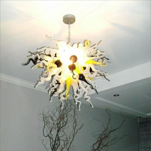 Hotel Big French Vintage Chandelier Top Design Colored Handmade Blown Glass Big Chandelier for Hotel Home