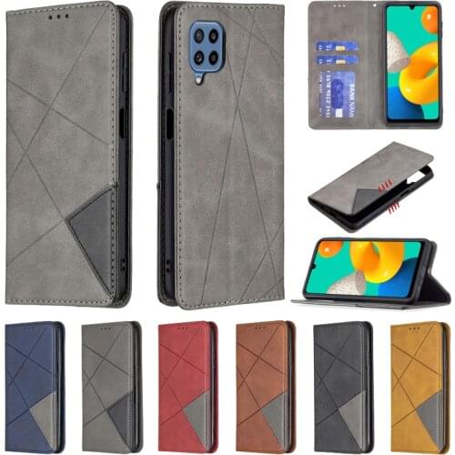 M32 Case for Samsung Galaxy M32 M 32 M325 Cover Case Magnet Flip Leather Coque For Samsung M12 M02 M42 5G F02s Wallet Funda Etui