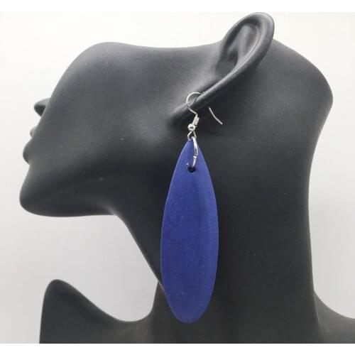 Natural Wood Drop Wooden Earrings can mixed colors