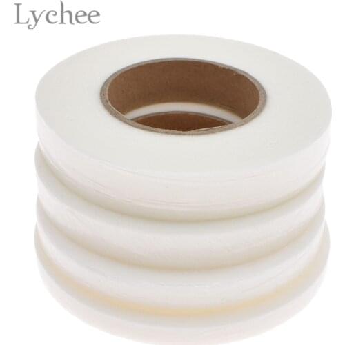Lychee Life 70 Yards Double Side Hem Tape White Hemming Tape DIY Sewing Accessories