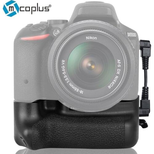 Mcoplus BG-D5500 Vertical Battery Grip Holder for Nikon DSLR D5500 Camera works with EN-EL14a Meike MK-D5500