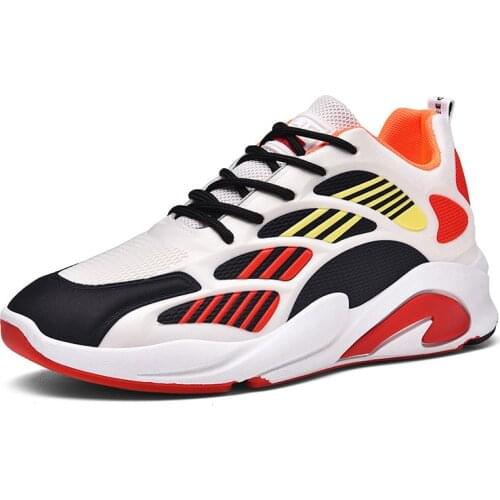 Mens shoes 2021 new breathable mesh casual shoes fashion low-top high-quality sports shoes thick-soled lightweight jogging shoe