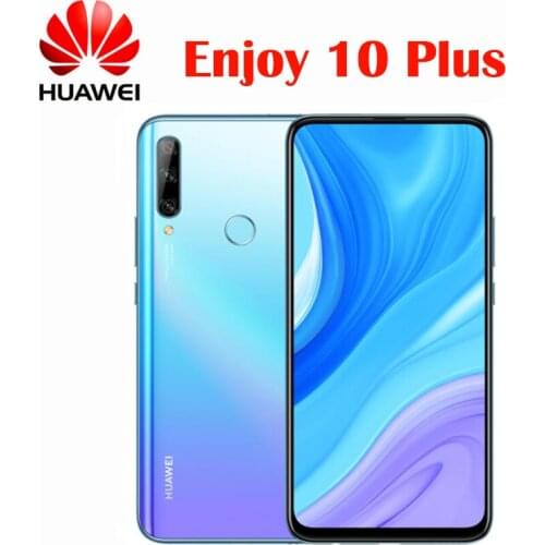 New Original Official Huawei Enjoy 10 + Plus Smart Phone Android 9.1 Kirin 710F 128G Octa Core 6.59inch 2340x1080P 4000mAh