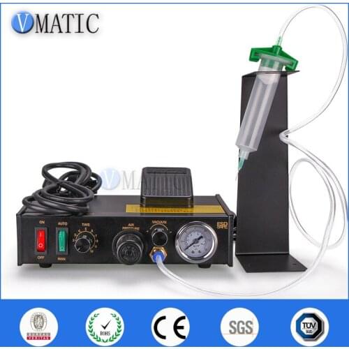 Semi-Auto Glue Adhesive Dispenser PCB Solder Paste Liquid Controller Dropper Solder Paste Fluid Glue Splitter Tools Machine