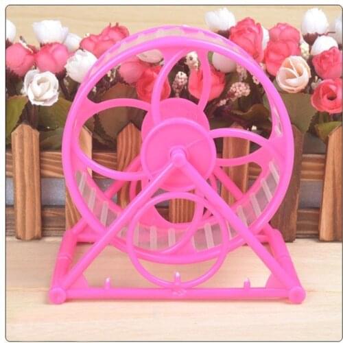 Hot New Plastics Pet Hamster Rat Mice Gerbils Running Wheel Small Toys
