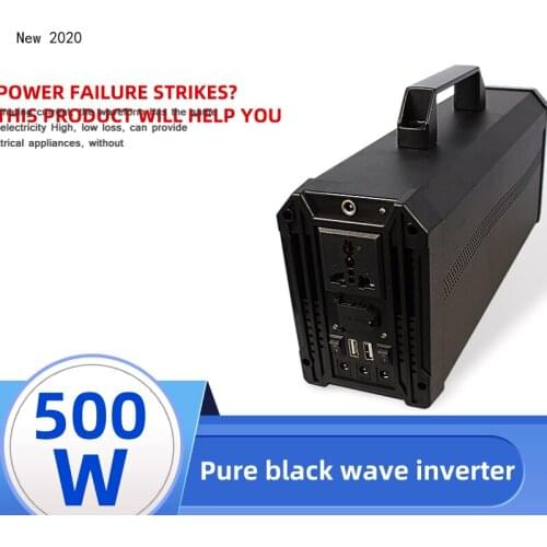 500W Portable Solar Generator Lithium Battery Power Station 444wh with 220V 110V AC 12V DC Outlet Outdoor Emergency Kit