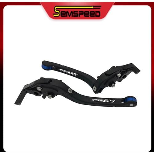 For BMW F650GS F650 GS 2008 2009 2010 2011 2012 SEMSPEED CNC Adjustable Folding Motorcycle Handle Brake Clutch Levers