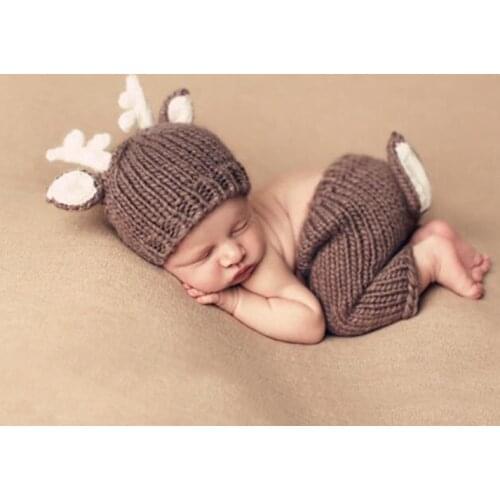 Newborn Photography Props Knitted Crochet Baby Phot Props for Baby Shoot