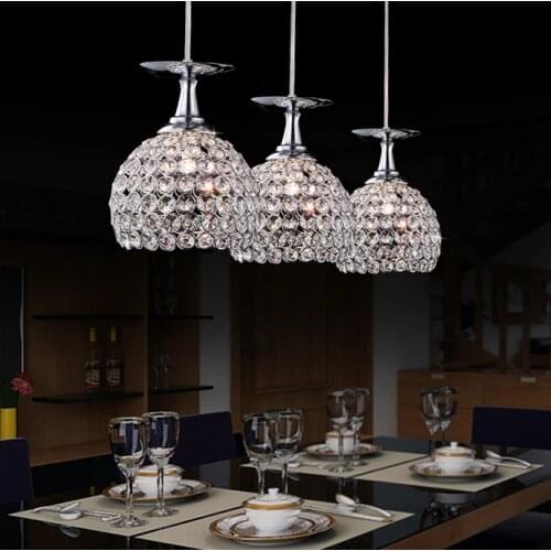 Top quality Luxury crystal chandelier Fashion crystal light for bar dining room cafe living room