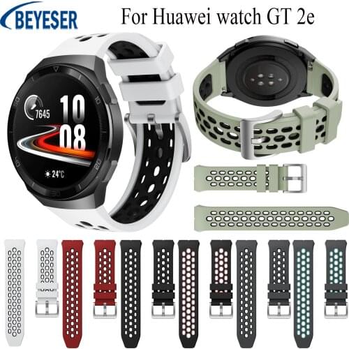Official Style Sport Silicone Band For Huawei watch GT 2e original Smart Watchband for HUAWEI GT 2e Wristband 22mm Bracelet belt