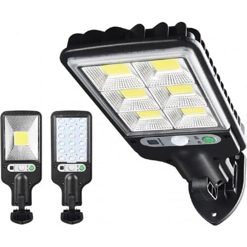 Solar Street Lights Outdoor Wall Lamp with 3 Light Mode Waterproof Motion Sensor Security Solar Lamps for Garden Decoration 2021