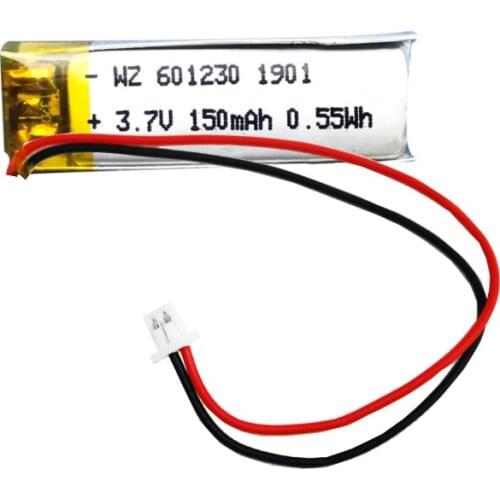 Battery factory 601230-150mah anti-myopia pen Bluetooth headset 3.7V rechargeable polymer lithium battery