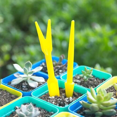 10Pcs /Lot Sowing Succulents Transplant Seedlings Planted Garden Kit Transplanting Fertilizer Punchers Device Color