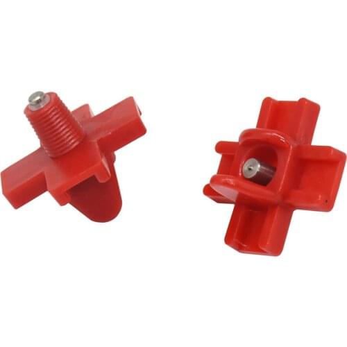 100 Pcs Horizontal Side Mount Automatic Poultry Equipment Nipples Clean Drinker Waterer For Chicken Or Quail