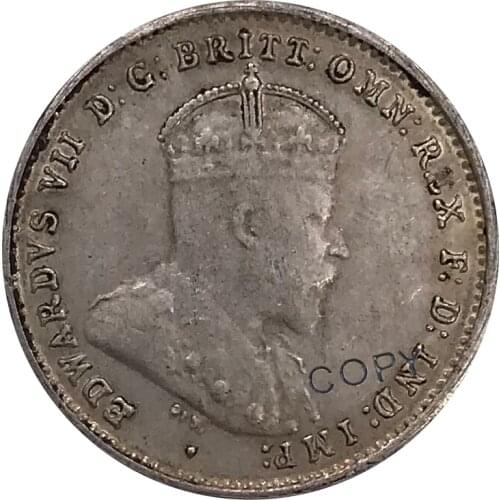 1915 Austria Threepence Edward VII 3 Pence 90% Silver Collectibles Copy Coin