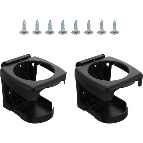 2Pcs Car Foldable Cup Holder Useful Car Drink Storage Holder Car Supplies