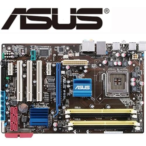 ASUS P5QL Motherboard LGA 775 DDR2 16GB For Intel P43 P5QL Desktop Mainboard ATX Systemboard SATA II PCI-E 2.0 16X USB2.0 Used