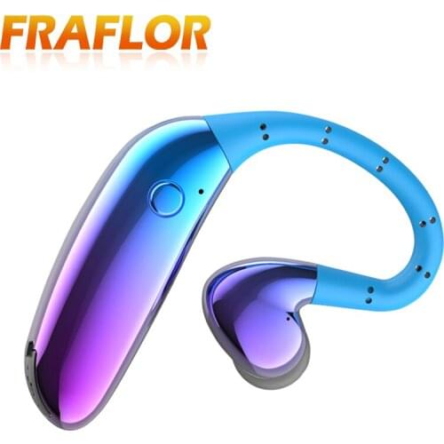 D08 Wireless 5.0 Bluetooth Waterproof Headset Single Ear Movement Double Moving Ring In-ear Ear Hook For xiaomi redmi iphone