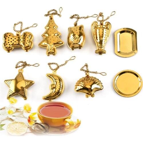 Tea Filter Stainless Steel Tea Leak Creative Filter Kitchen Teas Accessories Tea Maker Support Custom SN2462