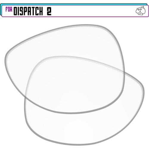 EZReplace Replacement Lenses for - Oakley Dispatch 2 Sunglasses - HD Clear