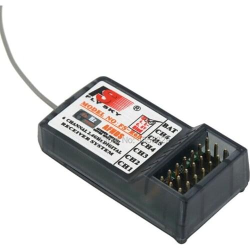 FS FlySky Receiver 2.4G 6CH FS-R6B Receiver For FS T6 CT6B 9CH TH9X TH9B RC Transmitter of RC Helicopters RC Airplane RC Car