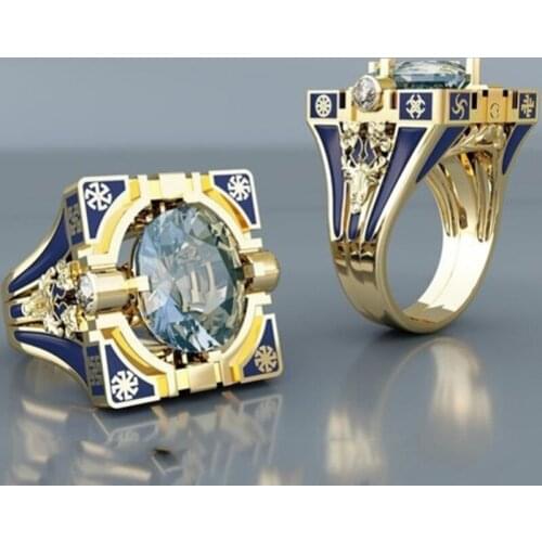 Золотые кольца для мужчин HANDPK China At AliExpress