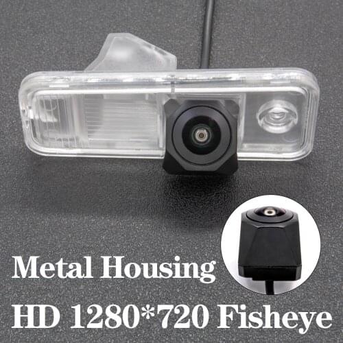 HD 1280*720 Fisheye Metal Housing Car Rear View Camera For Hyundai Creta/IX25 GS 2014~2019 Hyundai Azera HG 2011~2015