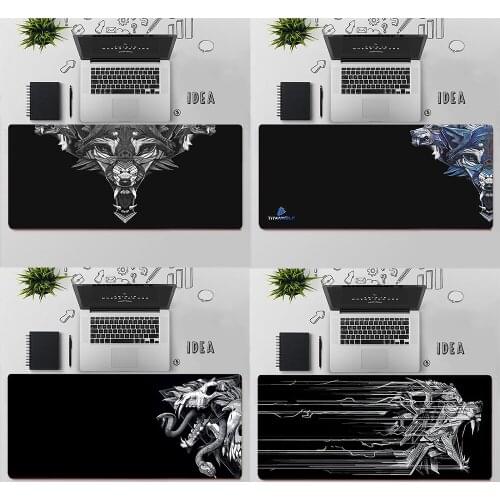 Gaming Mouse Pad Large Mouse Pad PC Gamer Computer Mouse Mat Titanwolf Big Mousepad Keyboard Desk Mat XXL Carpet Mause Pad