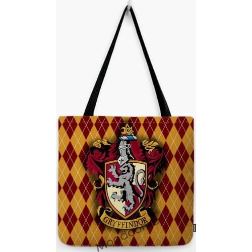 Orange Yellow Green Blue Classic Geometric Plaids School Badge Water Resistant Large Shopper Bag All Seasons Shoulder Tote Bag