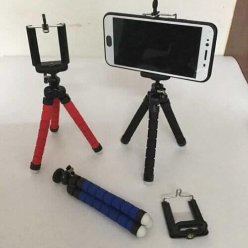 Multifunctional Portable Desktop Sponge Tripod for Live Photo Shooting Octopus Universal Mobile Phone Stand Mobile Phone Clip
