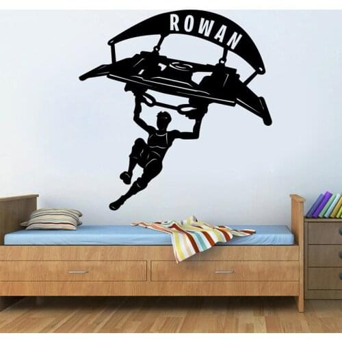 Personalized Boys Girls Name Gamer Wall Sticker Vinyl Art Home Decor Room Bedroom Playroom Decals Gamer Video Game Mural 4789