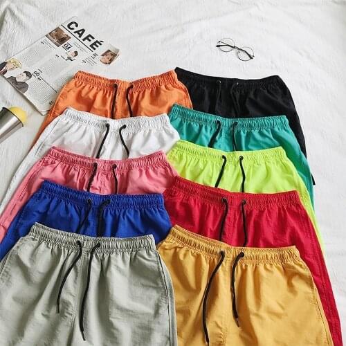 Mens Swim Trunks Lightweight Borad Shorts Beach Wear Men Polyester Quick Dry Short Shorts Drawstring Bermudas Holiday Beach