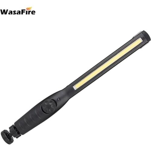 Wasafire Portable COB Work Light 410 Lumen USB Rechargeable LED Slim Outdoor Flashlight Night Light Torch Car Repair Lamp