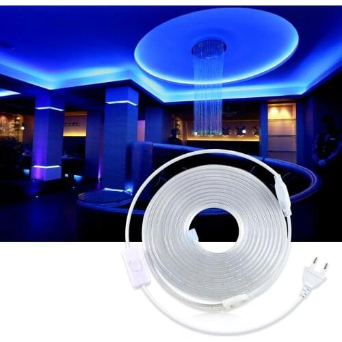 220V LED Strip Light Dimmable 230V Outdoor Lighting Tape 2835 leds Kitchen tira led lights Home Decoration Lamp Waterproof