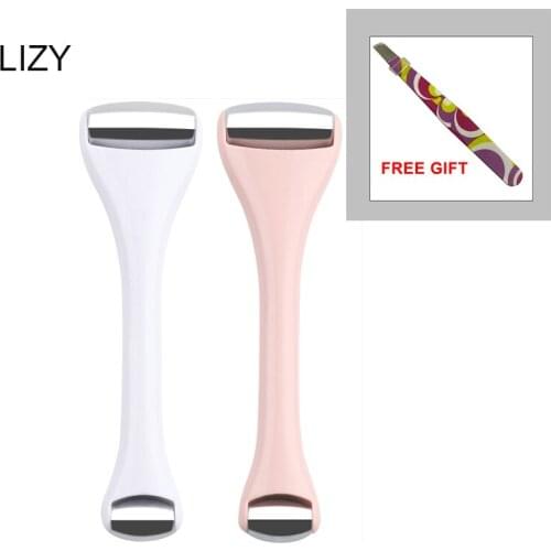 LIZY Double Heads Facial Massage Roller Skin Alloy Face Massager Lift Body Slim Neck Thin Tool Beauty Skin Care Slimming Massage