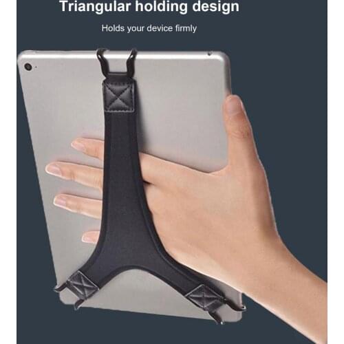 Tablet Triangular Holding Grip Hand Straps Diving Material Tablet Holder Metal Bracket For 9-10 Inch Tablets Accessories