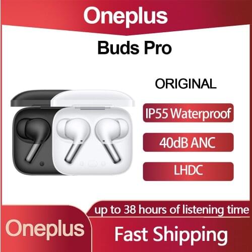OnePlus Buds Pro TWS Earphone ANC Active Noise Cancelling Bluetooth Wirless Earbuds LHDC Sport IP55 Waterproof Gaming Headset